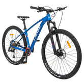 Geekay Canadian Leox Billion 29 inch Alloy 1x13 Gear 15.5-16 inch Frame Bicycle 29 T Mountain Cycle (11 Gear, Blue, Only Front Suspension)