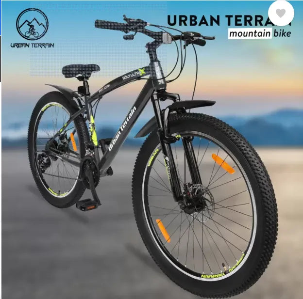 Urban Terrain Shimano Geared Cycles for Men with Dual Disc Brake