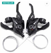 SHIVEXIM Premium 3*7 Speed & 3*7 Vitesses Gear Shifter Shift/Brake Lever Bicycle Brake Disk Bicycle Brake Disk (106 mm)