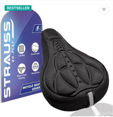 Strauss 3D Sponge | Seat Cushion Bicycle Seat Cover Free Size (Black)