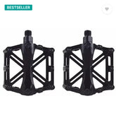 CRADIAC Aluminium Alloy MTB Cycle Road Bicycle Flat Pedal  (Black)