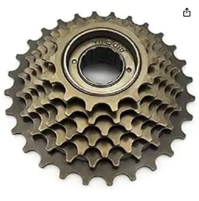 7-Speed Screw On Freewheel for Bikes Cycle Freewheel Bicycle