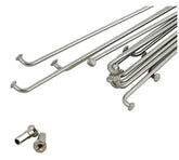 advancedestore Bicycle Spokes 20X1.75 14G 195MM with Nipple- (28 Pcs) for 28 Hole Rim/Mostly Used with 20T Bicycles