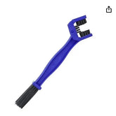 AllExtreme CYL-06-T Multi-Purpose Bike Chain Cleaner Brush with Soft & Long Bristles Ideal for Quick Cleaning of Cycles, Motorcycles (Blue)