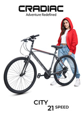 Cradiac City Bike 26 21 SPD Grey