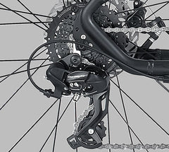 Montra TRANCE PRO RED 700C T Hybrid Cycle/City Bike (24 Gear, Red , Black, Rigid)