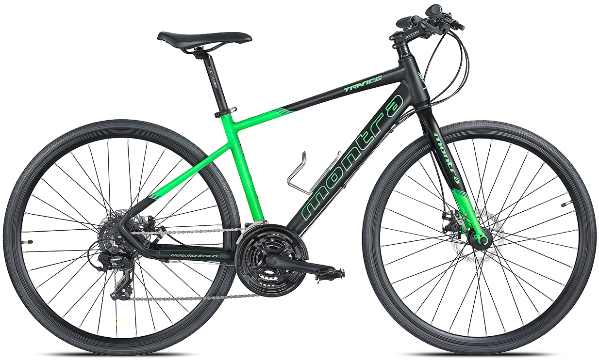 Montra TRANCE PRO RED 700C T Hybrid Cycle/City Bike (24 Gear, Green, B