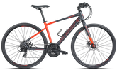 Montra TRANCE PRO RED 700C T Hybrid Cycle/City Bike (24 Gear, Red , Black, Rigid)