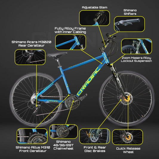 Cradiac Gunner PRO MAX Review: Is This 21-Speed Shimano Beast the Ultimate Cycle for Men?