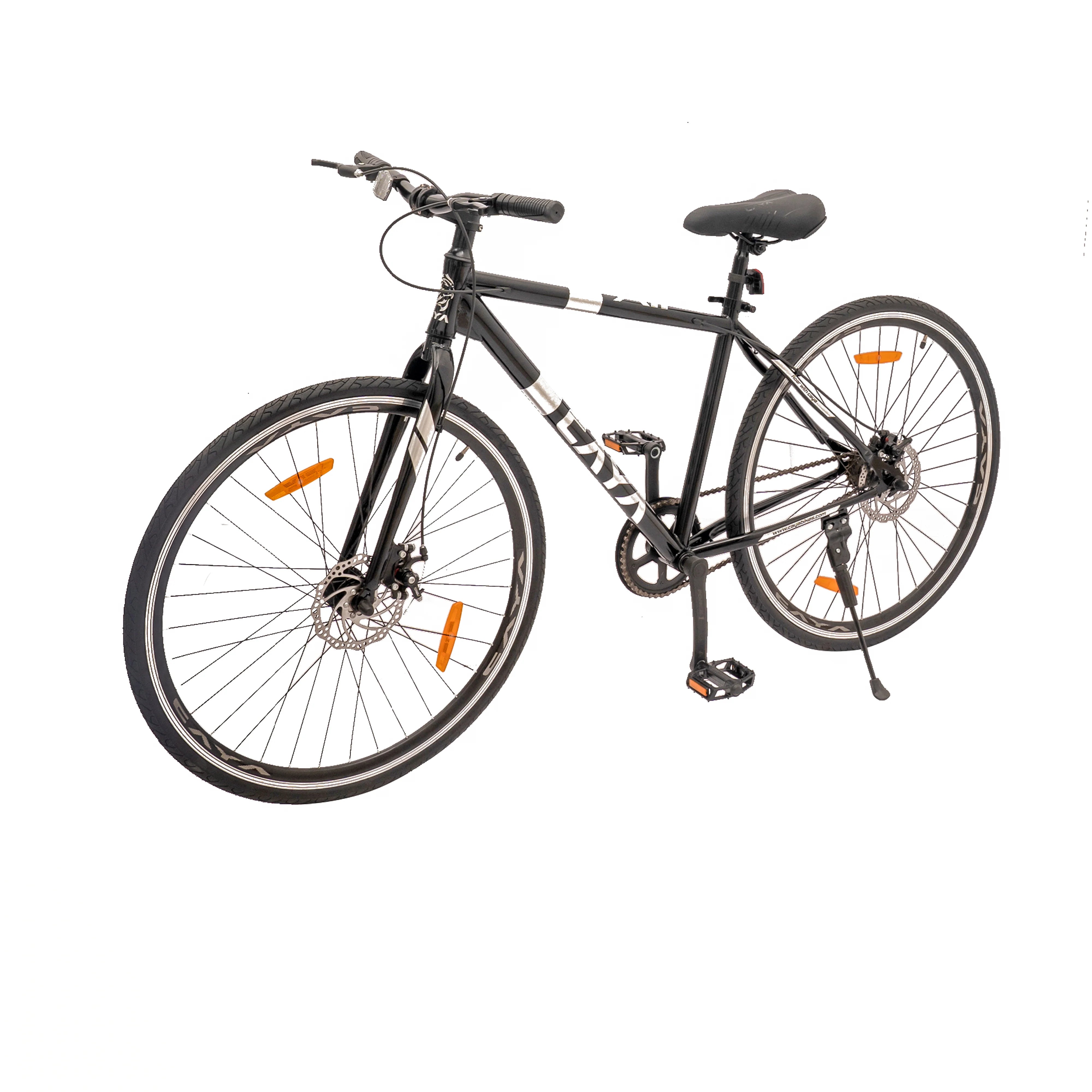 CAYA Air 700C Cycle with Front & Rear Disc Brake I Ideal for: Adults Above 14 Year I Frame Size: 18" | Ideal Height: 5 ft 2 inch - 6 ft I Unisex Hybrid Bike | 95% Assembled