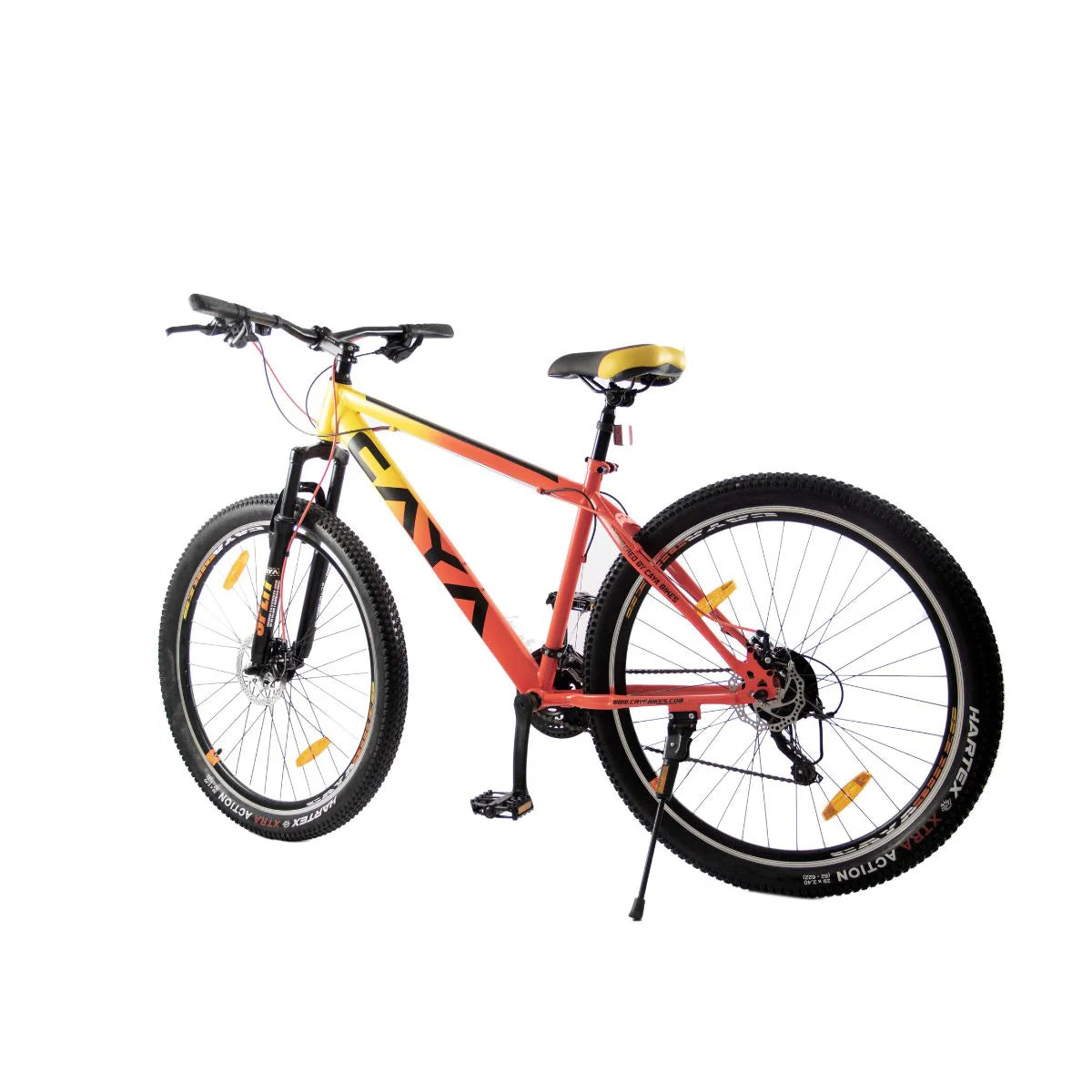 CAYA Split Reloaded 29" Cycle | Ideal for: Above 14 Year | 21 Hi-Speed Shimano Gear | Frame Size: 17.5" | Ideal Height: 5.6 ft | Unisex Adult Road Bike | 90% Assembled | Orange