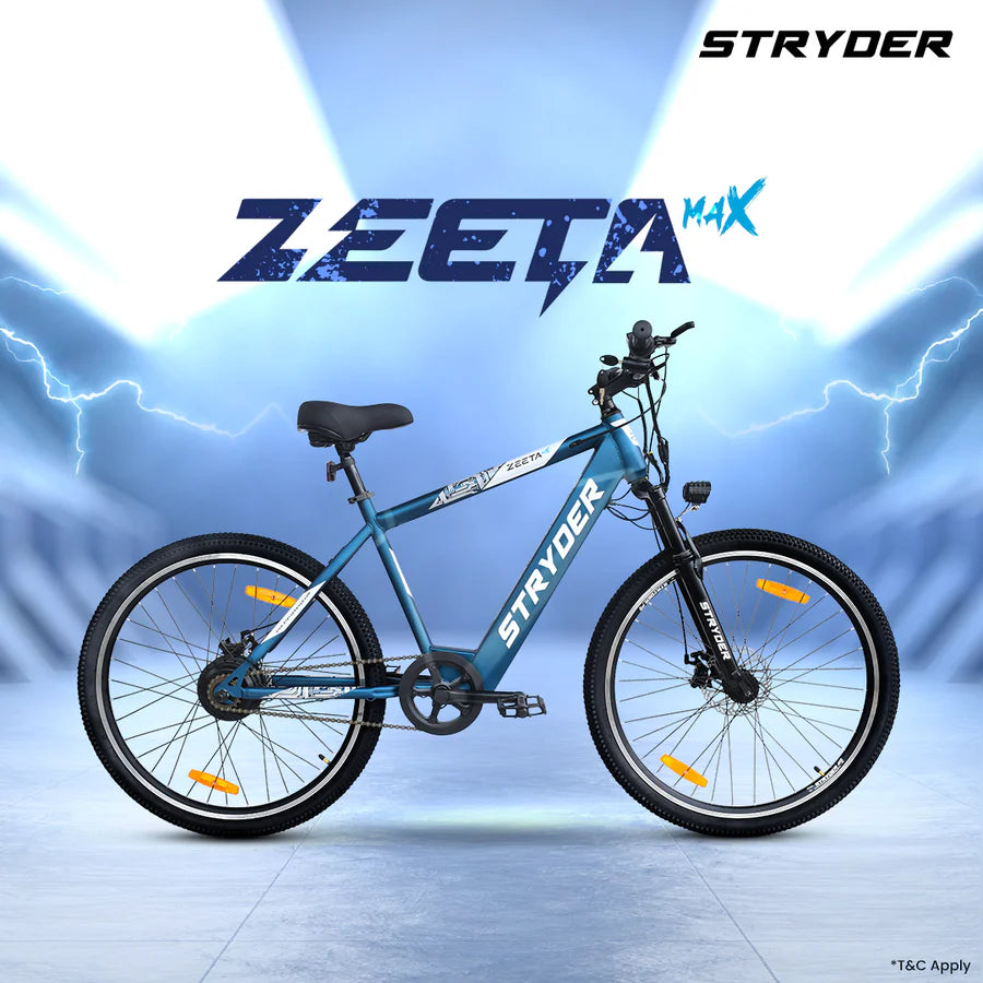 Stryder A TATA Product Zeeta Max Electric Cycle with Range Upt