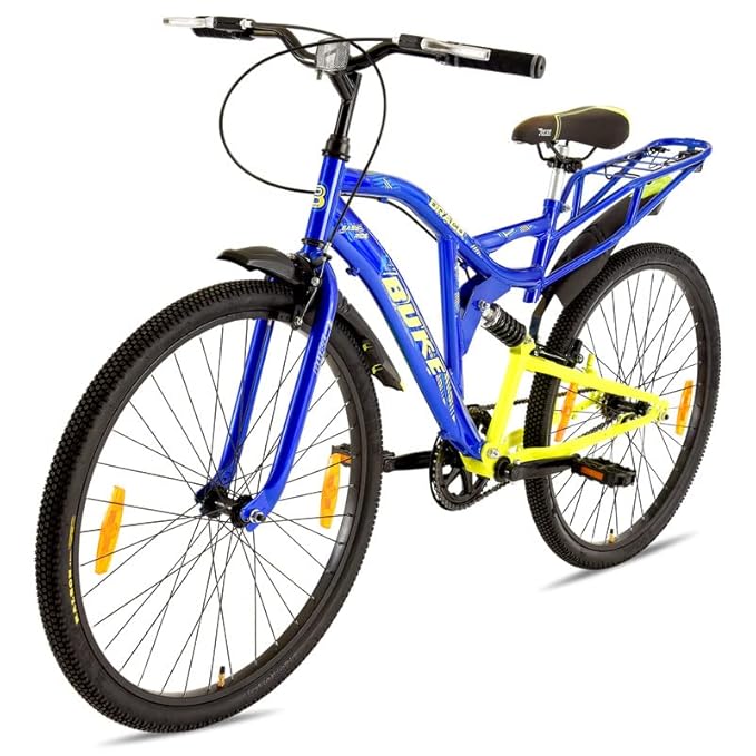 Avon Buke Draco 26T MTB Bicycles for Men|Frame Size:18.5'inch|Wheel Size:26'inch| Short Bent Handle Bars |Rigid Fork with Caliper Break with Centre Frame/Steel Rim(Glossy Spinel Blue)