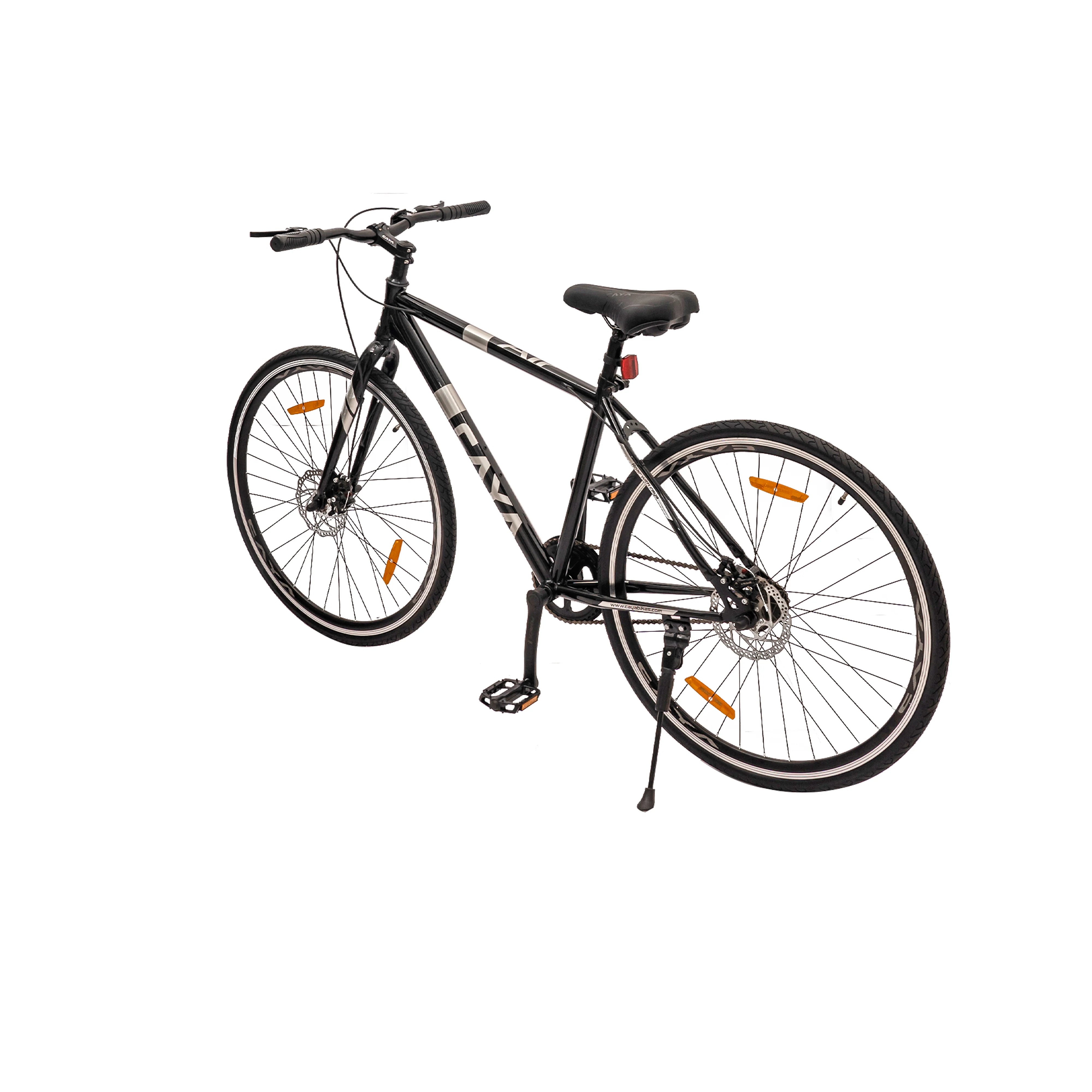 CAYA Air 700C Cycle with Front & Rear Disc Brake I Ideal for: Adults Above 14 Year I Frame Size: 18" | Ideal Height: 5 ft 2 inch - 6 ft I Unisex Hybrid Bike | 95% Assembled