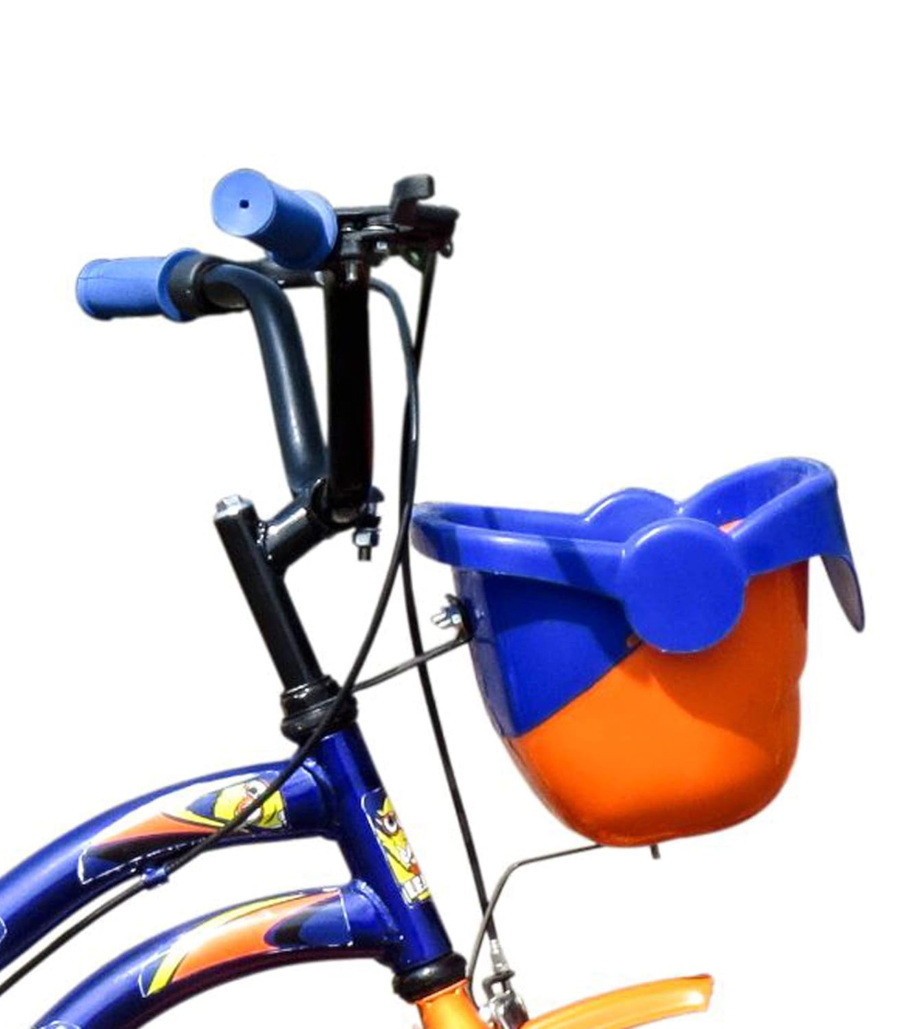 Leader Buddy 16T Dark Blue Orange Colour Cycle for Kids/Age Group 5-8 Years - Road Cycle (Single Speed) (16T, Dark Blue Orange)