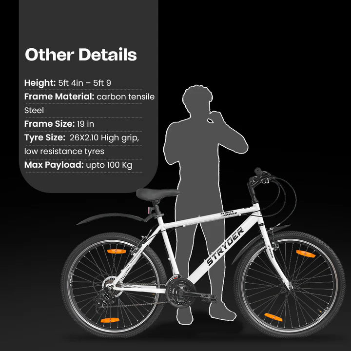 Stryder A TATA Product 26T Street Fire MTB Mountain Bike Cycle
