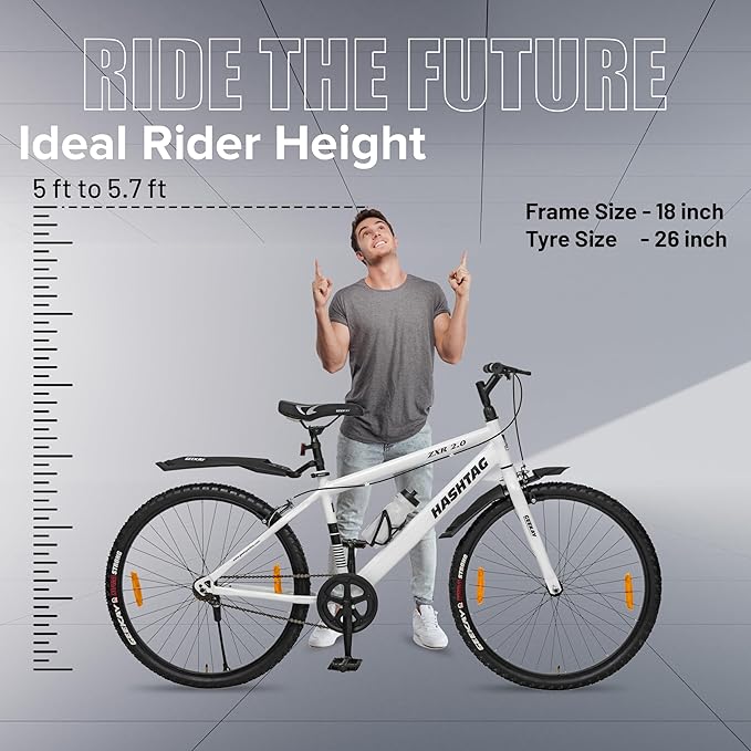 26 Inch Road Bike Frame Size For 11 Male Geekay ZXR 26T Single