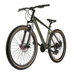 CRADIAC Alpha PRO X | 6061 Alloy Cycle| 29 T 21 Speed Gear | Bicycle for Men with Front Remote Lockout Suspension & Dual Disc Brake Mountain Bike | Ideal for 15+ Years, Unisex, Frame Size : 18 inch