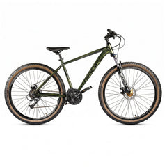 CRADIAC - Alpha PRO GEN 4-21 Speed Aluminium Cycle for Boys 29T 21 Speed Gear Bicycle for Men with Front Zoom Lockout Suspension & Shimano Hydraulic Brake | 15+ Years, Unisex