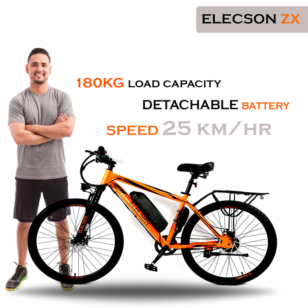 Buy Elecson ZX Electric Cycle 26 | Bicyclekart – Bicycle Kart