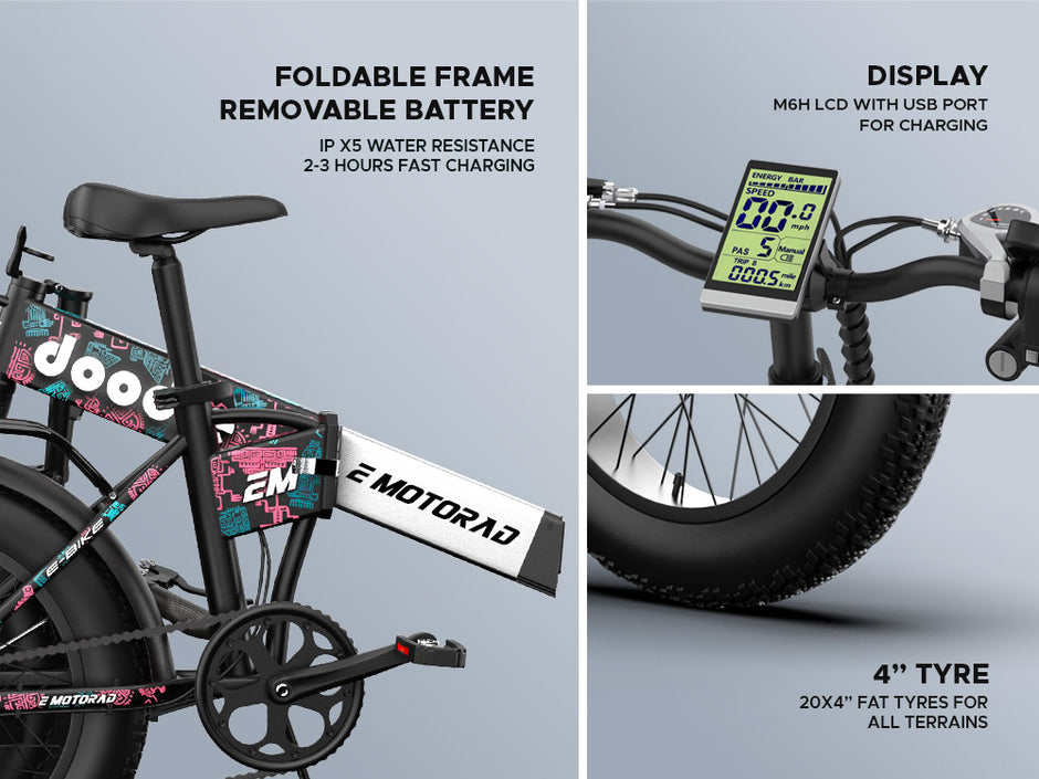 fat tire electric bicycle for sale Qlife® Ebike Combo Sale Racer 20x4.0 Fat Tire+Racer Plus 26x4.0'' Fat Tire