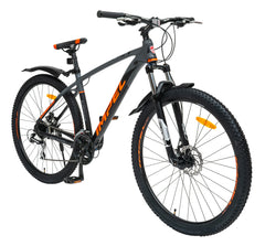 Kross Hexa 29T,Front Suspension,Dual Disc, Alloy Frame,Shimano Gear,15+ years 29 T Mountain Cycle  (24 Gear, Grey, Only Front Suspension)