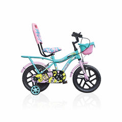 Leader Buddy Kids Cycle 14T with Training Wheels (SEMI-Assembled) for Boys and Girls Ideal for Age Group 2-5 Years | Frame: 8 Inches