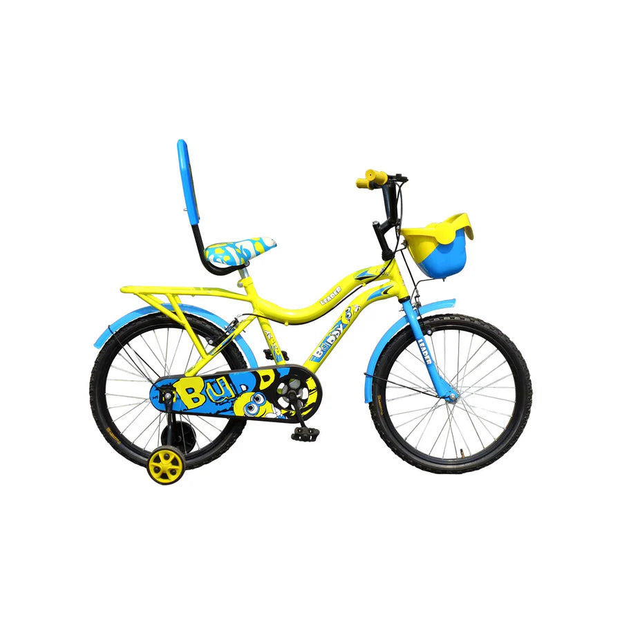 LEADER Buddy 20T Kids with Training wheels For Age Group 5 to 9 Years 20 T Road Cycle  (Single Speed, Green, Pink, Rigid)