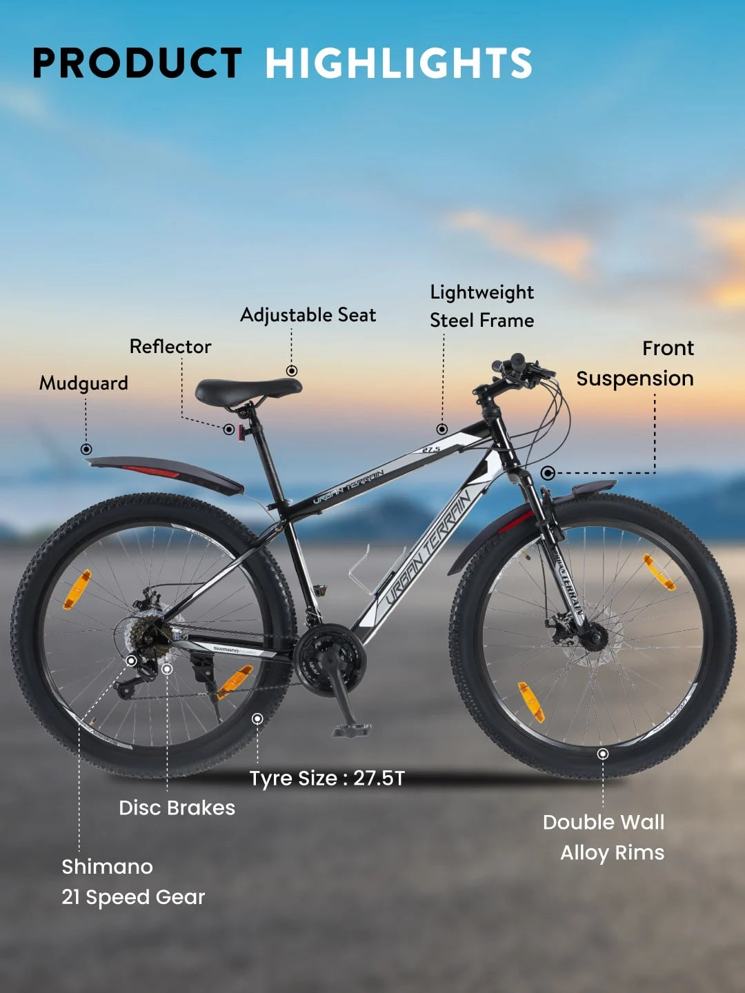 Buy Urban Terrain UT1001 21 Speed 26-inch Mountain Bike