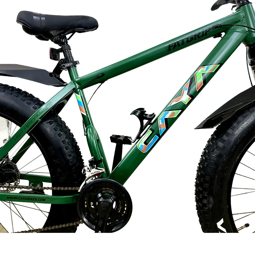 Cayawarrior caya fat grip 24 T Mountain Cycle  (21 Gear, Green , Only Front Suspension)