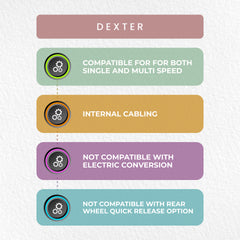 Bicycle Frame - MTB Bike Frame - Steel Bicycle Frames - Dexter