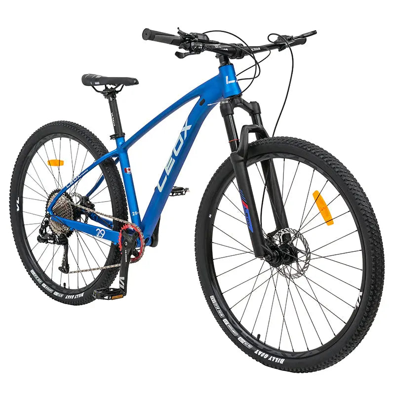 Geekay Canadian Leox Billion 29 inch Alloy 1x13 Gear 15.5-16 inch Frame Bicycle 29 T Mountain Cycle  (11 Gear, Blue, Only Front Suspension)