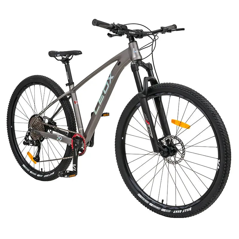 Geekay Canadian Leox Billion 29 inch Alloy 1x13 Gear 15.5-16 inch Frame Bicycle 29 T Mountain Cycle  (11 Gear, SILVER , Only Front Suspension)