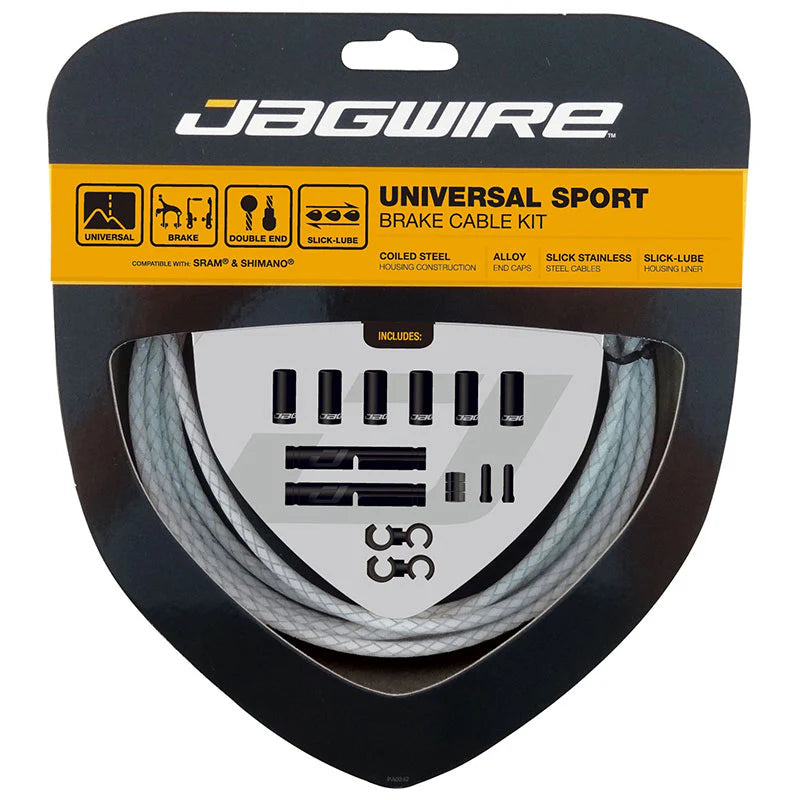 Jagwire Universal Sport Brake Cable Kit, Black