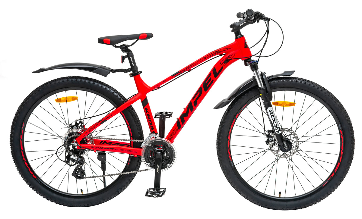 Kross Hopper 29T,Front Suspension, Dual Disc, Alloy Frame,Shimano Gear,15+ years 29 T Mountain Cycle  (24 Gear, Red , Only Front Suspension)