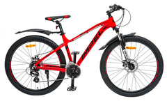 Kross Hopper 29T,Front Suspension, Dual Disc, Alloy Frame,Shimano Gear,15+ years 29 T Mountain Cycle  (24 Gear, Red , Only Front Suspension)