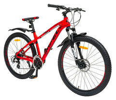 Kross Hopper 29T,Front Suspension, Dual Disc, Alloy Frame,Shimano Gear,15+ years 29 T Mountain Cycle  (24 Gear, Red , Only Front Suspension)