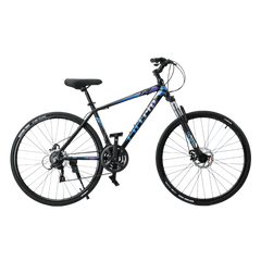 FitTrip Crosstrek | India's Fastest Cycle* | 21 Spd Shimano Gearset | Dual Disk Brakes 700C T Hybrid Cycle/City Bike  (21 Gear, Black, Rigid)