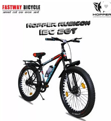 Fastway Bicycle FW-RUBICON IBC 3.00, DUAL DISC BRAKE WITH FRONT SUSPENSION, ALLOY RIM 26 T Roadster Cycle  (Single Speed, Blue, Only Front Suspension)