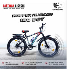 Fastway Bicycle FW-RUBICON IBC 3.00, DUAL DISC BRAKE WITH FRONT SUSPENSION, ALLOY RIM 26 T Roadster Cycle  (Single Speed, Blue, Only Front Suspension)