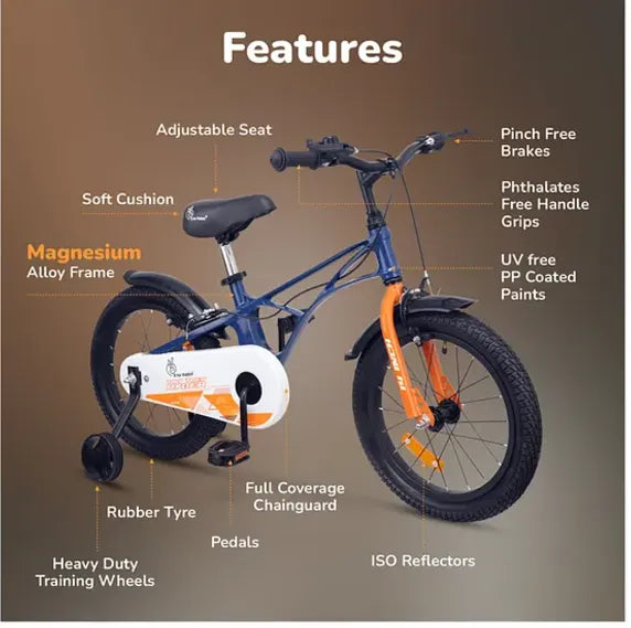 R For Rabbit Cycle R for Rabbit Tiny Toes Ryder 14 Inch Bicycle for Kids 3-5 Years ...