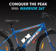 AVON BUKE WARRIOR 26T |MTB Hybrid | Steel Frame| Fork Rigid | Front & Rear Vee Brake 26 T Mountain Cycle  (7 Gear, Blue, Rigid)