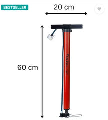 EAZO Multipurpose (for cars, balls, bikes, scooter etc) Cycle Bicycle Pump  (Multicolor)