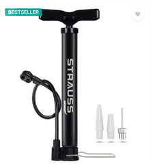 Strauss Double Action, Air Bicycle Pump  (Black)