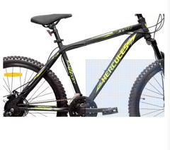 HERCULES TOPGEAR S27 R2 with Microshift Gear 27.5 T Mountain/Hardtail Cycle  (21 Gear, Black, Only Front Suspension)