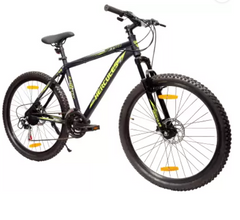 HERCULES TOPGEAR S27 R2 with Microshift Gear 27.5 T Mountain/Hardtail Cycle  (21 Gear, Black, Only Front Suspension)