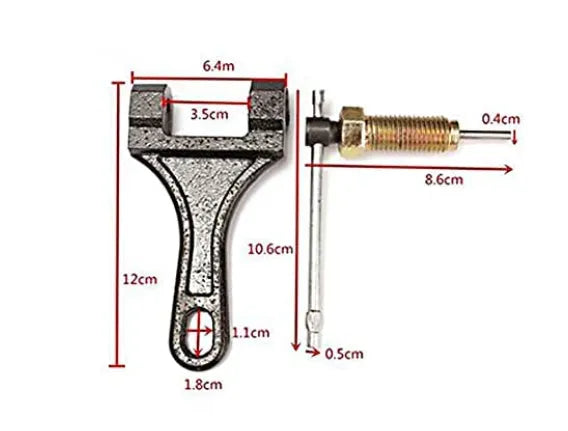 INDITRUST Bicycle Chain Pin Remover Chain Breaker WITH GLOVES Bike Link Breaker Splitter MTB Cycle Repair Tool Bicycle Chain Puller Link Extractor Cycling Repair