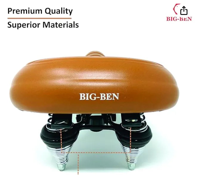 BIG-BEN Comfortable Saddles Bicycle Seat Cycle Seat with