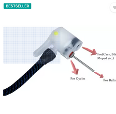 Multipurpose (for cars, balls, bikes, scooter etc) Cycle Bicycle Pump