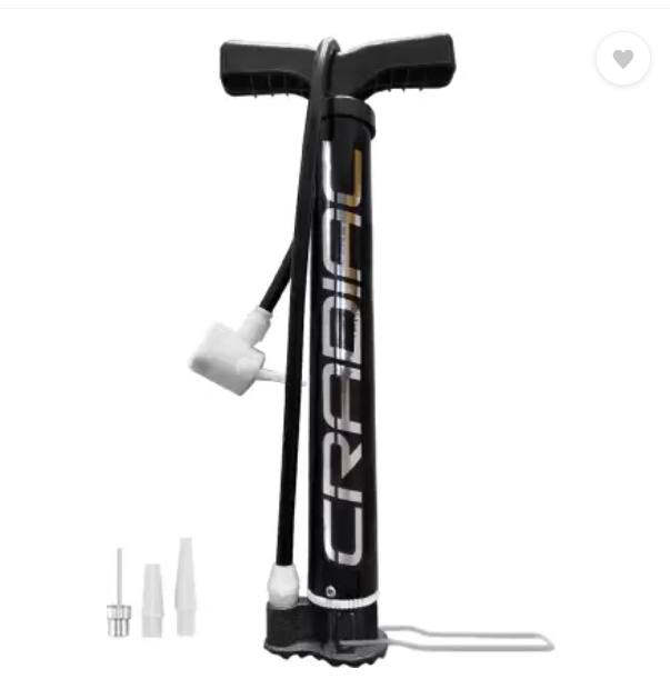 CRADIAC Dual Valve Pump Ball, Bicycle Pump  (Black)